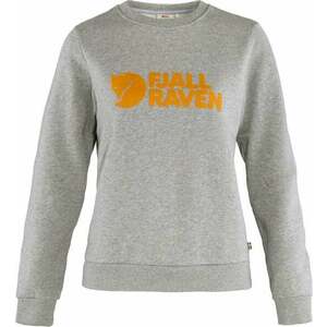 Fjällräven Logo Sweater W Grey/Melange S Hanorace imagine