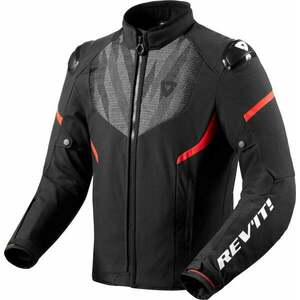 Rev'it! Hyperspeed 2 H2O Black/Neon Red 3XL Geacă textilă imagine