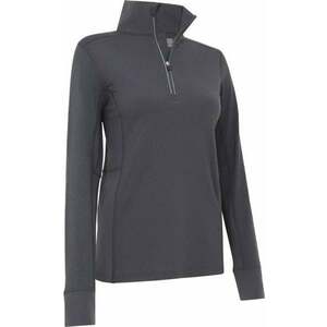 Callaway Space Dye Heather Aquapel Thermal 1/4 Zip Ebony Heather L Hanorac imagine