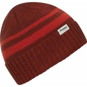 Bergans Striped V2 Beanie Chianti Red/Dark Brick UNI Căciulă imagine