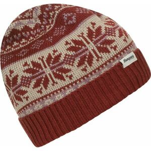 Bergans Jacquard Beanie Chianti Red/Lilac Chalk/Chalk Sand UNI Căciulă imagine