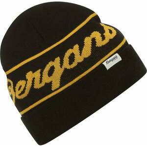 Bergans Bergans Logo Beanie Black/Light Golden Yellow UNI Căciulă imagine