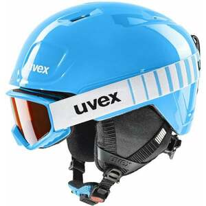 UVEX Heyya Set (Speedy Pro) Blue 46-50 cm Cască schi imagine