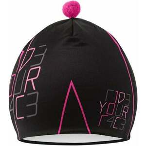 R2 Pompon Black/Pink/Gray Căciulă imagine