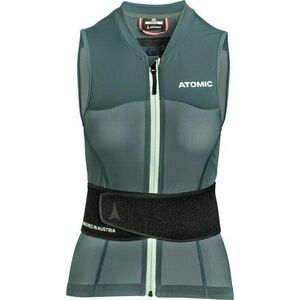 Atomic Live Shield Vest Amid Women Dark Green/Mint Sorbet L Protecție schi imagine