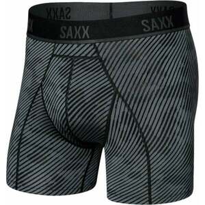 SAXX Kinetic Boxer Brief Optic Camo/Black S Lenjerie de fitness imagine