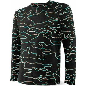 SAXX Roast Master Long Sleeve Crew Camo/Fd Black S Lenjerie termică imagine