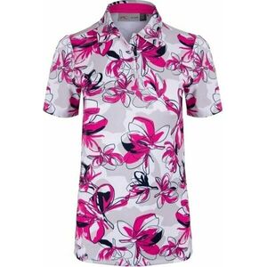 Kjus Womens Enya Printed S/S Magenta/Alloy 34 Tricou polo imagine