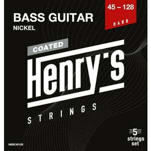 Henry's Coated Nickel 45-128 Corzi pentru chitare bas imagine