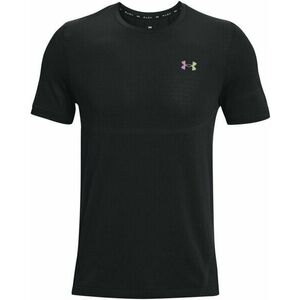 Under Armour Men's UA Rush Seamless Legacy Negru/Negru S Tricouri de fitness imagine