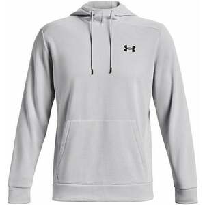 Under Armour Men's Armour Fleece Hoodie Halo Gray/Black 2XL Hanorac pentru fitness imagine