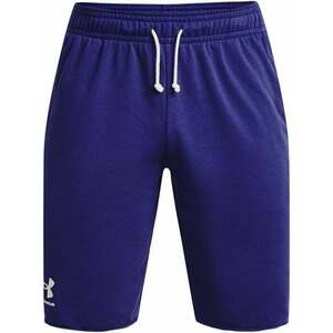 Under Armour Men's UA Rival Terry Shorts Sonar Blue/Onyx White S Fitness pantaloni imagine