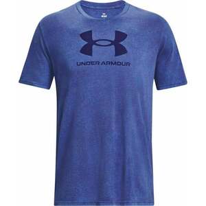 Under Armour Men's UA Wash Tonal Sportstyle Sonar Blue Medium Heather/Sonar Blue S Tricouri de fitness imagine