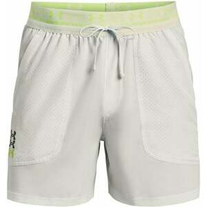 Under Armour Men's UA Run Anywhere Short Gray Mist/Lime Surge/Reflective L Pantaloni scurți de alergare imagine