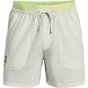 Under Armour Men's UA Run Anywhere Gray Mist/Lime Surge/Reflective 2XL Pantaloni scurți de alergare imagine