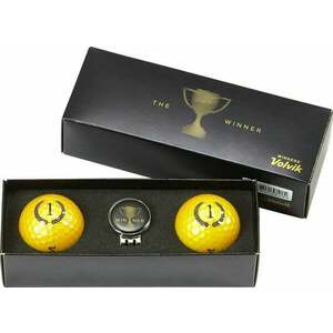 Volvik Champion Box Solice 2 Pack Golf Balls Gold Minge de golf imagine