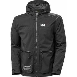 Helly Hansen Men's Move Hooded Rain Jachetă Black M imagine