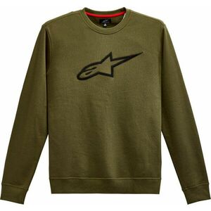 Alpinestars Ageless Crew Fleece Military Green/Black S Hanorac imagine