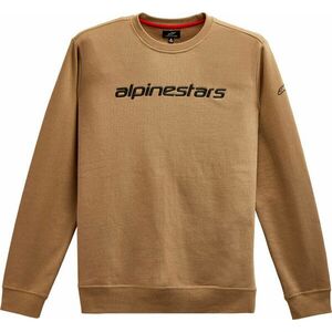 Alpinestars Linear Crew Fleece Nisip/Negru S Hanorac imagine