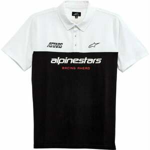 Alpinestars Paddock Polo Black/White S Tricou imagine