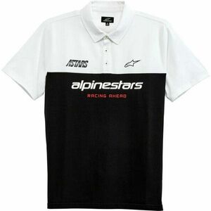 Alpinestars Paddock Polo Black/White L Tricou imagine