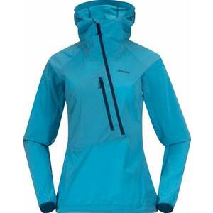 Bergans Cecilie Light Wind Anorak Women Clear Ice Blue XS Jachetă imagine