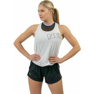 Nebbia FIT Activewear Tank Top “Racer Back” White S Tricouri de fitness imagine