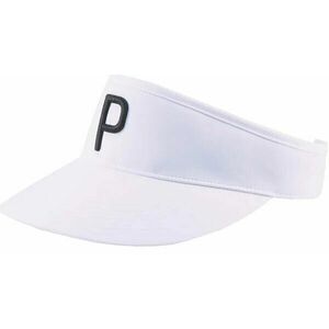 Puma P Visor Adjustable Bright White/Puma Black UNI imagine