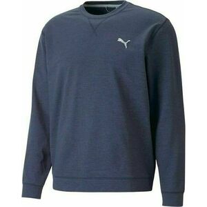 Puma Cloudspun Heather Crewneck Navy Blazer Heather M Pulover imagine