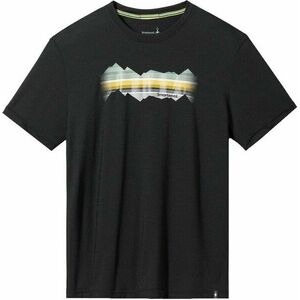 Smartwool Mountain Horizon Graphic Short Sleeve Tee Black 2XL Tricou imagine