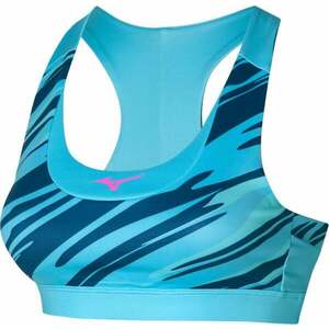 Mizuno Alpha Graphic Bra Maui Blue L Bustiere pentru alergare imagine