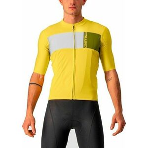 Castelli Prologo 7 Tricou Passion Fruit/Ivory-Avocado Green L imagine