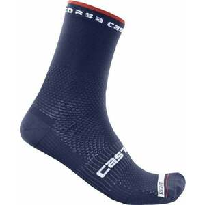 Castelli Rosso Corsa Pro 15 Sock Belgian Blue S/M Șosete ciclism imagine