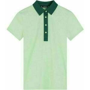 J.Lindeberg Henrietta Debossed Patina Green L Tricou polo imagine