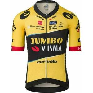 AGU Premium Replica SS Team Jumbo-Visma Men Tricou Yellow XL imagine