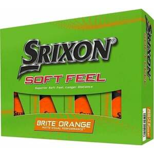 Srixon Soft Feel Brite Golf Balls Brite Orange Minge de golf imagine