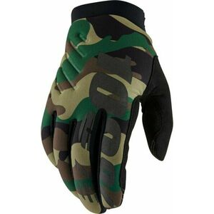 100% Brisker Gloves Camo/Black S Mănuși ciclism imagine