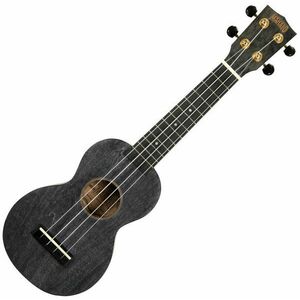 Mahalo MS1TBK Negru transparent Ukulele soprano imagine