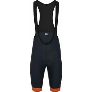 Briko Jerseyko Bibshort Blue Marine/Orange Rust/Black S Șort / pantalon ciclism imagine