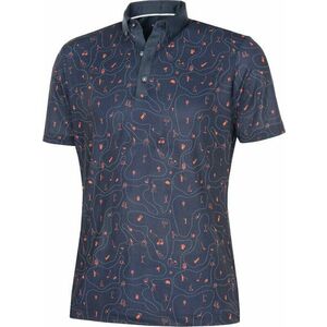 Galvin Green Miro Mens Navy/Orange S Tricou polo imagine