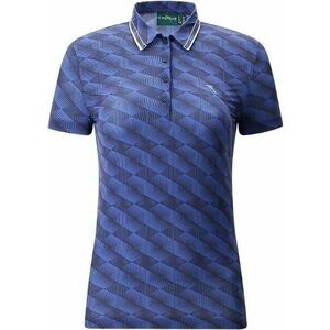 Chervo Womens Anzi Blue Pattern 36 Tricou polo imagine