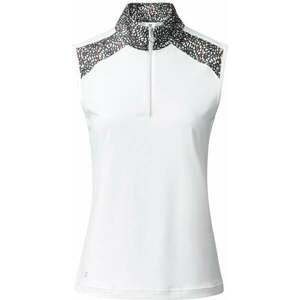 Daily Sports Imola Sleeveless Half Neck White S Tricou polo imagine