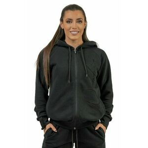 Nebbia Classic Zip-Up Hoodie INTENSE Signature Black XS Hanorac pentru fitness imagine