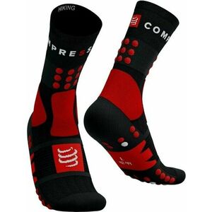 Compressport Hiking Negru/Roșu/Alb T2 Șosete pentru alergre imagine