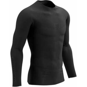 Compressport On/Off Base Layer LS Top M Black S Tricou cu mânecă lungă pentru alergare imagine