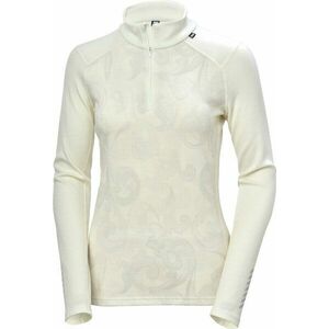 Helly Hansen W Lifa Merino Midweight 2-in-1 Graphic Half-zip Off White Rosemaling L Lenjerie termică imagine