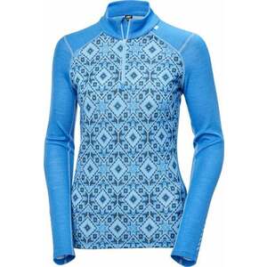 Helly Hansen W Lifa Merino Midweight 2-in-1 Graphic Half-zip Ultra Blue Star Pixel XS Lenjerie termică imagine