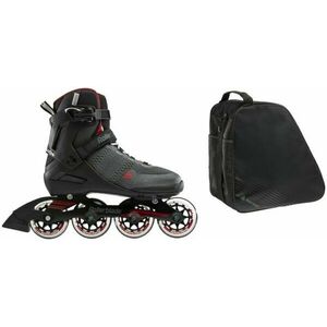 Rollerblade Spark 84 Dark Grey/Red 40, 5 Patine în linie imagine