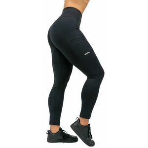 Nebbia High Waisted Leggings Leg Day Goals Black M Fitness pantaloni imagine