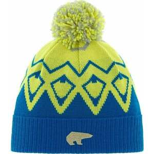 Eisbär Ziggy OS Pompon Beanie Bugatti/Ligt Yellow/Grey UNI Căciulă imagine